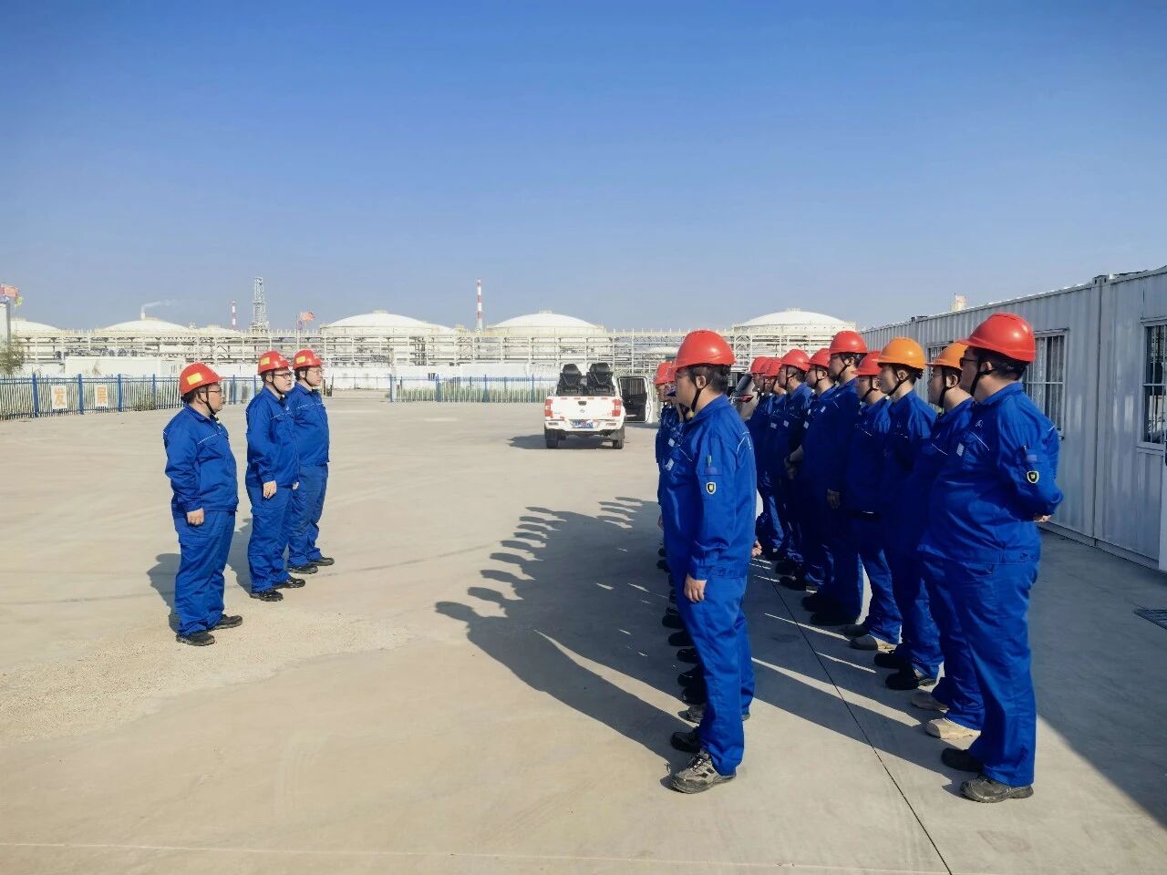 精准承接 精细护航 青岛石化建安辽宁分公司承接华锦阿美石化空压站维保业务